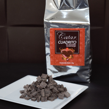 1 Kg - Chocolate en cuadritos 